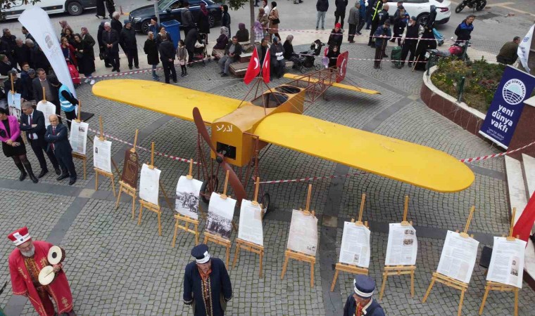 110 yıl önce İstanbuldan Kudüse uçan Edremit Tayyaresi tekrar yapıldı