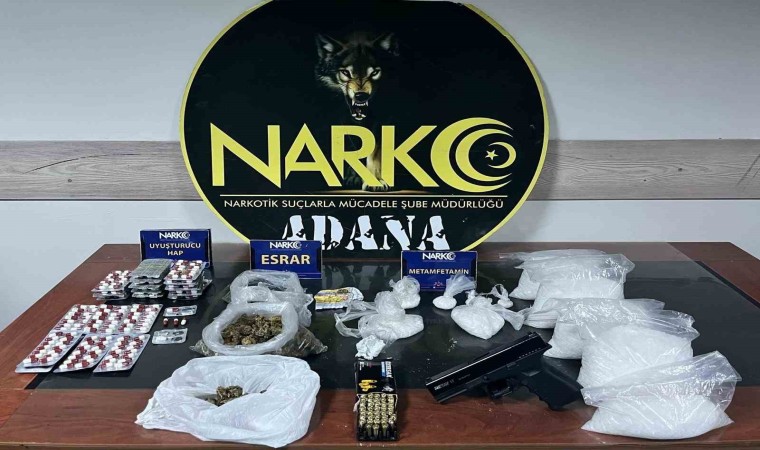 Adanada 4 kilo metamfetamin ele geçirildi: 4 kişi tutuklandı