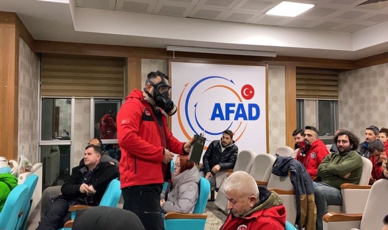 AFADdan hazmat eğitimi aldılar