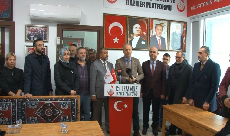 AK Parti Küçükçekmece Belediye Başkan Adayı Aziz Yeniay, 15 Temmuz Gaziler Platformunu ziyaret etti