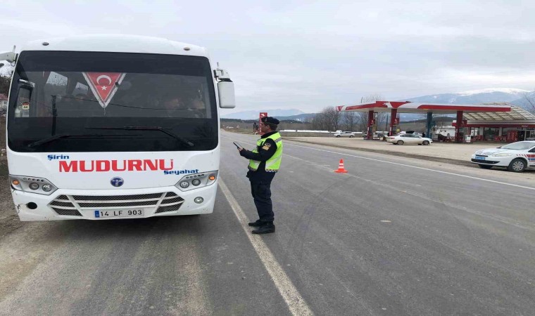 Ankara-Zonguldakı birbirine bağlayan yolda sıkı denetim