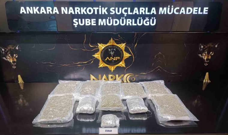 Ankarada Narkogüç operasyonlarında 5 kilo uyuşturucu ele geçirildi