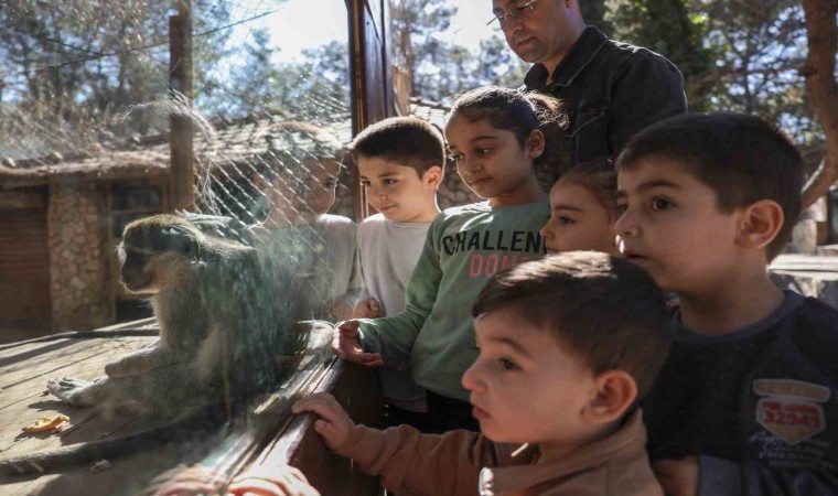 Antalya Doğal Yaşam Parkı çocuk sesleriyle renklendi