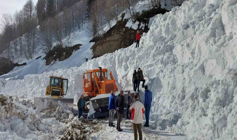 Artvinde çığ altında kalan iş makinesi 10 gün sonra çıkartıldı