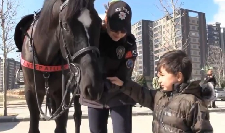 Atlı polisler Gaziantepte göreve başladı