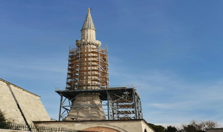 Ayasofya 2’nci Bayezid Minaresi’nde restorasyon