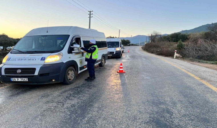 Aydında okul servisleri denetleniyor