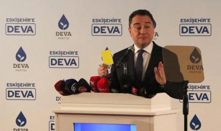 Babacan: Yerel seçimler, iktidara bir sarı kart gösterme seçimi