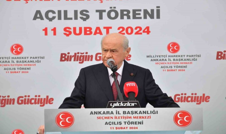 Bahçeli: Hem DEMlenen CHPde bulunup hem Ülkücülük iddiasını dillendirmek şiddetli bir çelişkidir