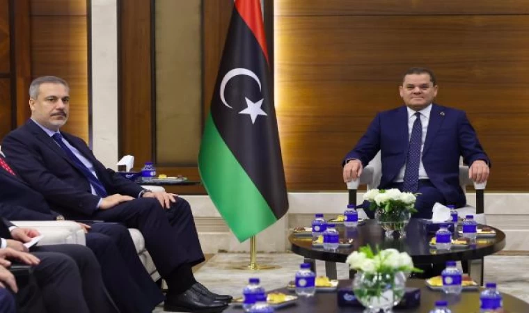 Bakan Fidan, Libya Başbakanı Dibeybe ile bir araya geldi