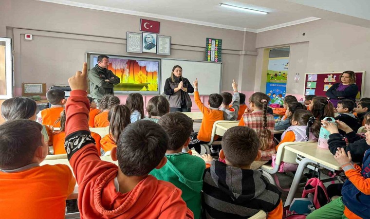 Balıkesirli minikler orman muhafızlarını tanıyor