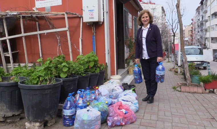 Bandırmada mavi kapak kampanyasına destek