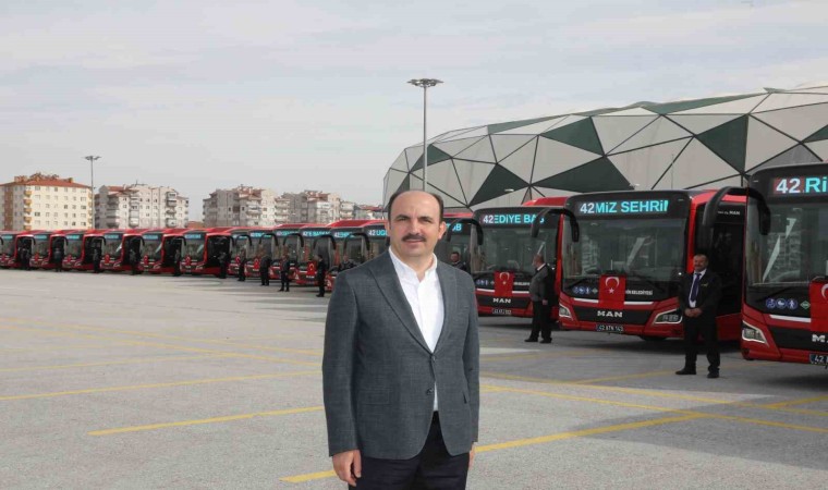 Başkan Altay: Otobüs filomuz 53 yeni doğalgazlı otobüsle daha da güçlendirdik