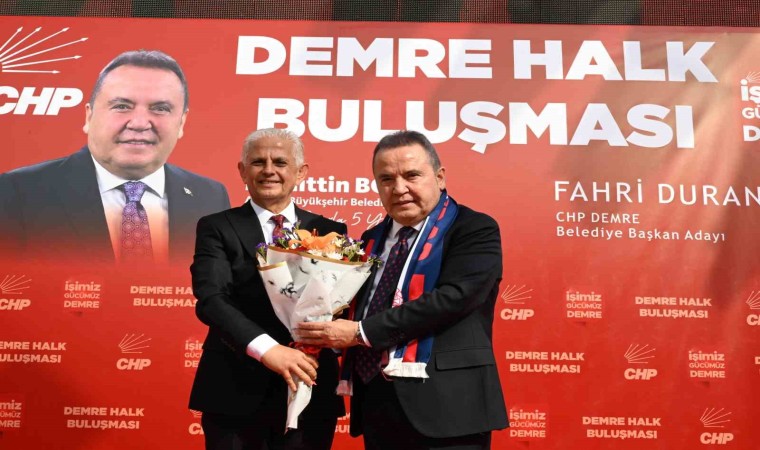 Başkan Böcek, Demre ve Kaşta seçim koordinasyon merkezi açılışı yaptı