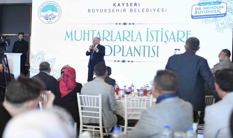 Başkan Büyükkılıçtan ‘uç beyleri muhtarlarla istişare toplantısı