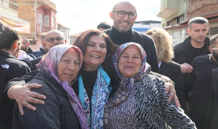 Başkan Çerçioğlu Germencik Pazarında vatandaşlarla buluştu