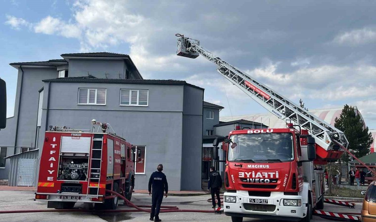 Bolusporun altyapı tesislerinde yangın çıktı