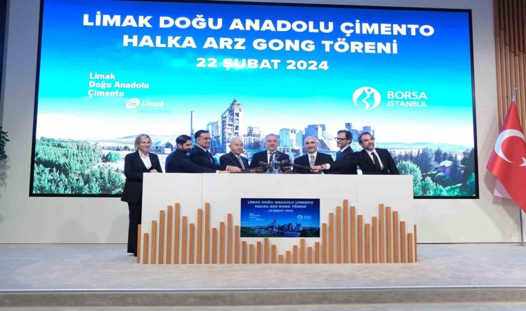 Borsa İstanbulda gong Limak Doğu Anadolu Çimento için çaldı