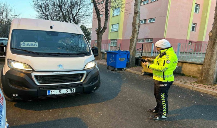 Bozüyükte okul servisleri denetim altında