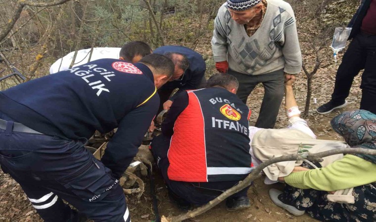 Burdurda çapa makinesine ayağını kaptıran adam ekipler tarafından kurtarıldı