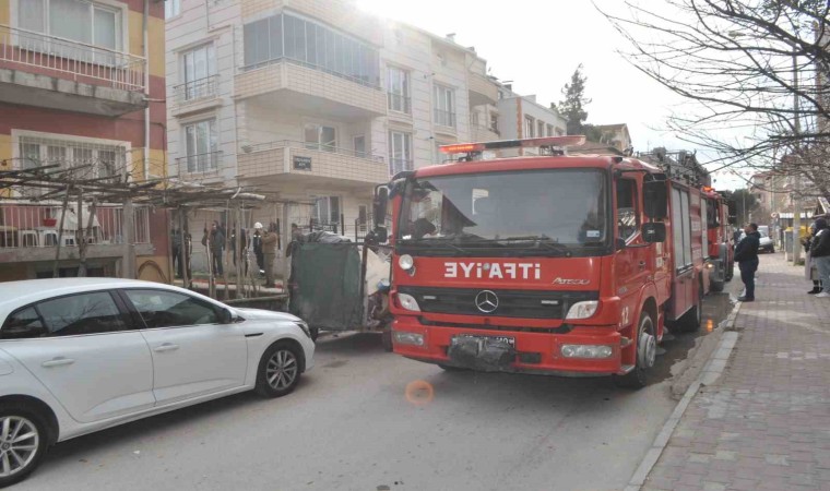 Burdurda elektrikli battaniye az daha evi yakıyordu