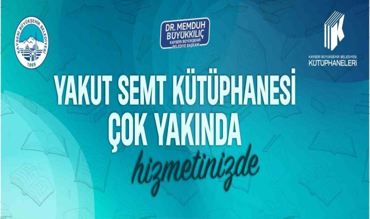 Büyükşehirin 13üncü kütüphanesi yolda