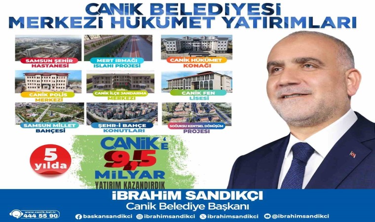 Canike 5 yılda yaklaşık 10 milyar liralık kamu yatırımı