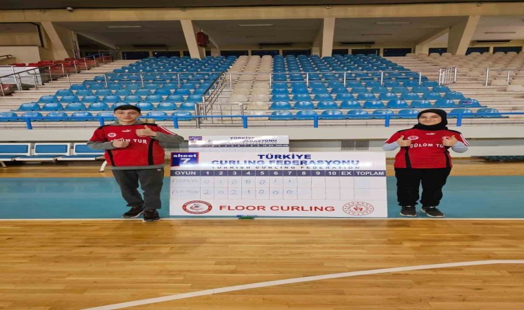 Çay İmamhatip Ortaokulu Floor Curlingde Türkiye Şampiyonasına gidiyor