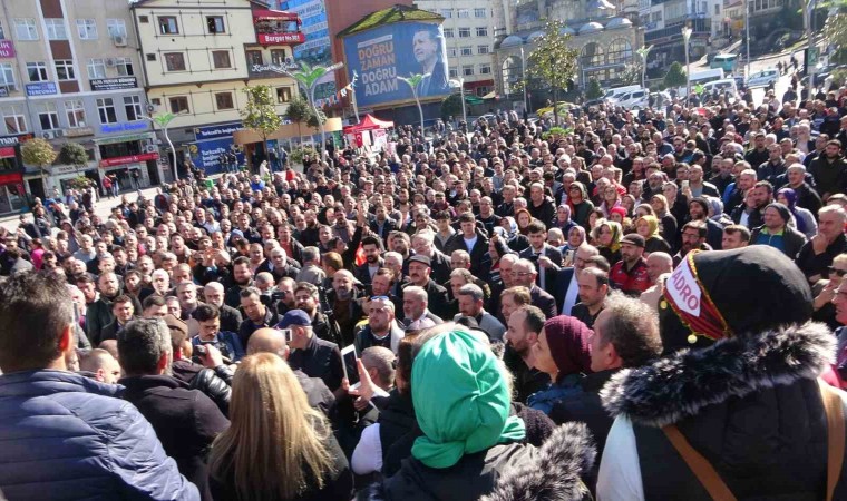 ÇAYKURun mevsimlik işçilerinden ‘kadro eylemi