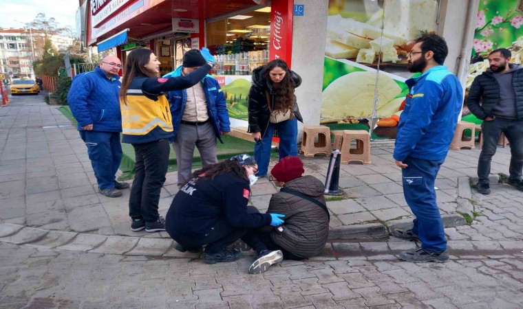 Çorluda trafik kazası: 1 yaralı