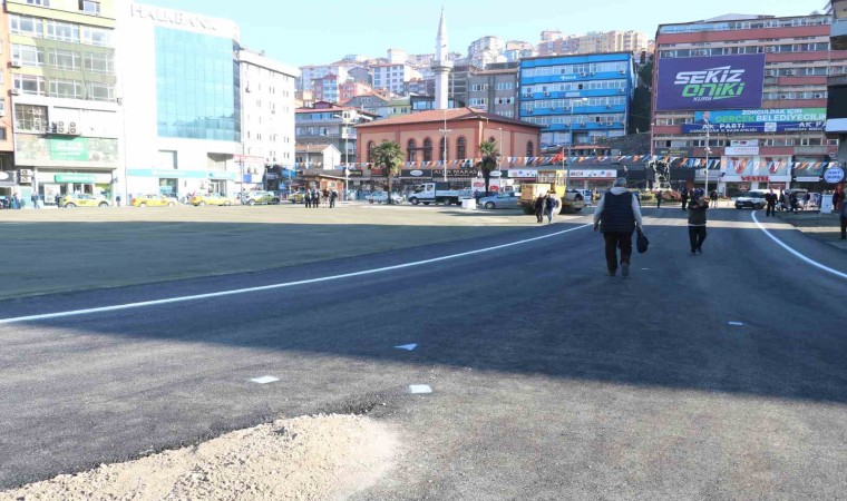 Cumhurbaşkanı Erdoğanın Zonguldak mitingi öncesi hazırlıklar sürüyor