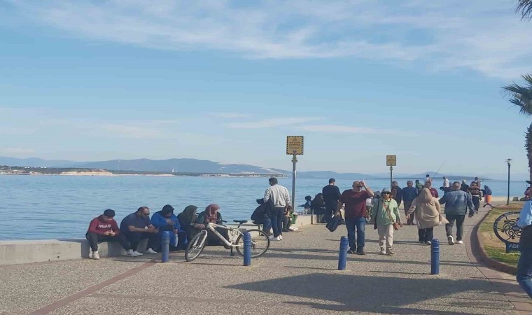 Didimliler güzel havanın tadını çıkardı