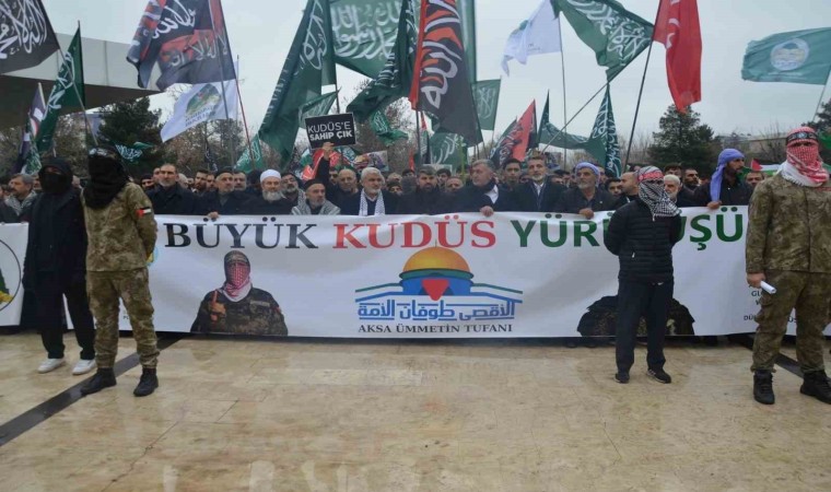 Diyarbakırda Büyük Kudüs Yürüyüşü” yapıldı