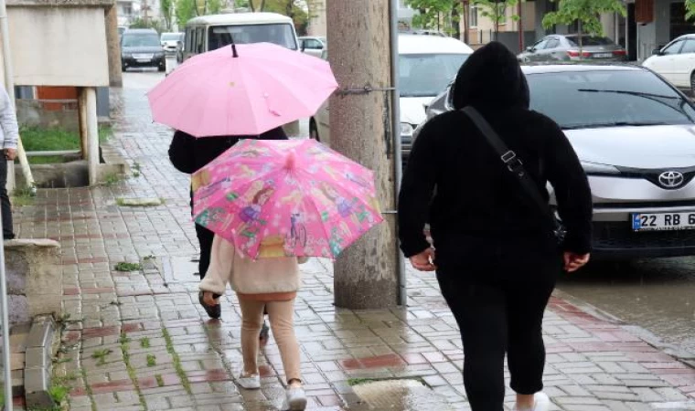 Edirne ve Kırklareli için ’kuvvetli yağış’ uyarısı