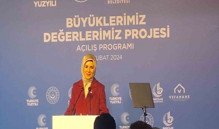 Emine Erdoğan Büyüklerimiz Değerlerimiz Projesinin tanıtımına katıldı