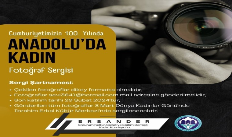 Ersanderden, ‘Anadoluda Kadın konulu fotoğraf sergisi