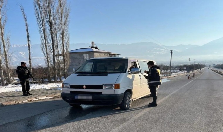 Erzincanda asayiş uygulaması