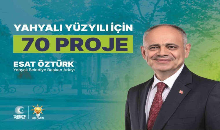 Esat Öztürkten büyük vizyon: 70 yeni proje ile ilçemize değer katmaya devam edeceğiz