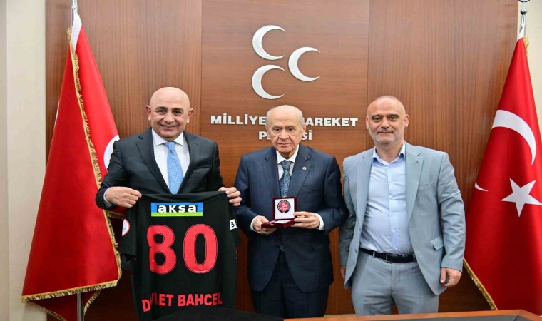 Fatih Karagümrükten, MHP lideri Bahçeliye ziyaret