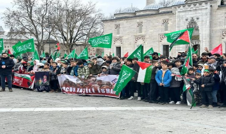 Fatih’te Filistin’e destek yürüyüşü - 1