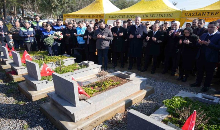 Gaziantep protokolü, deprem mezarlığında vatandaşları yalnız bırakmadı