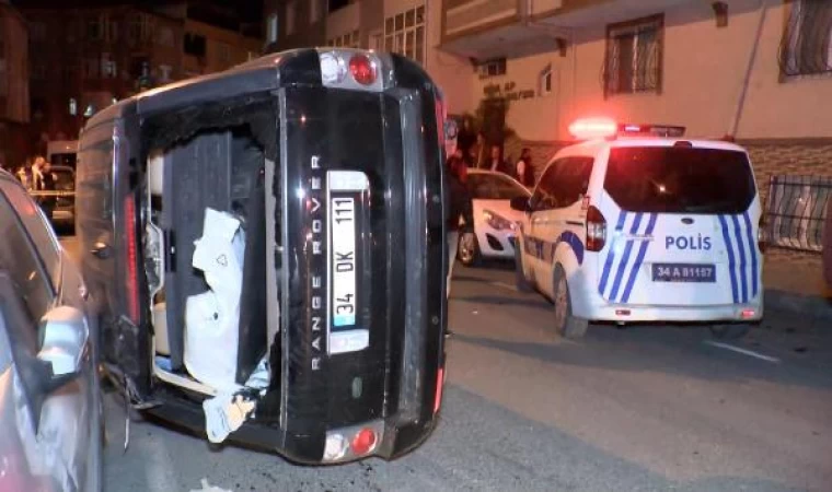 Gaziosmanpaşa’da cip sokaktaki 6 araca çarptı: 1 yaralı