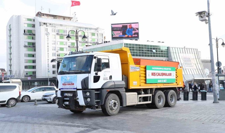 Gaziosmanpaşada kar nöbeti başladı