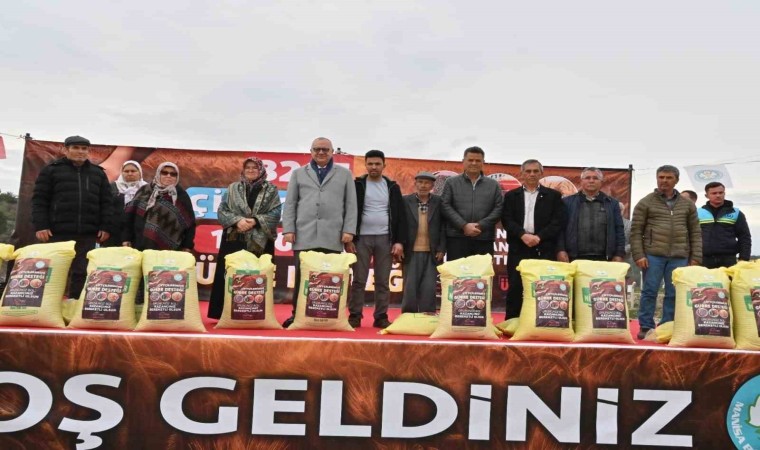 Gördeste 1004 üreticiye 230 ton gübre desteği