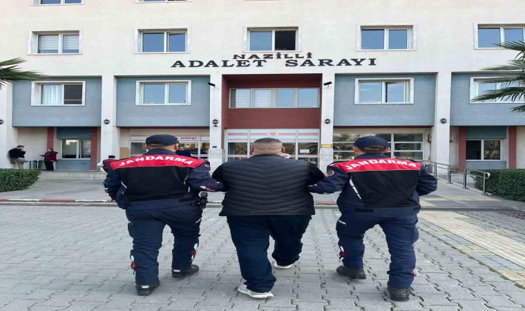 Hakkında 13 yıl hapis cezası bulunan şüpheli Nazillide yakalandı