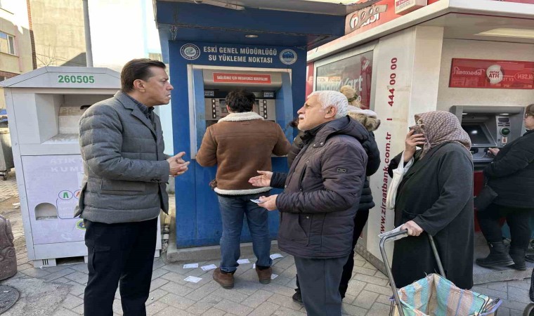 Hatipoğlu ‘sumatik kuyruğu oluşturan vatandaşlara çözüm sözü verdi