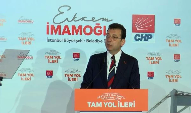 İmamoğlu: Hızlı tarama testi yaptığımız 35 bin binadan 15 bini riskli