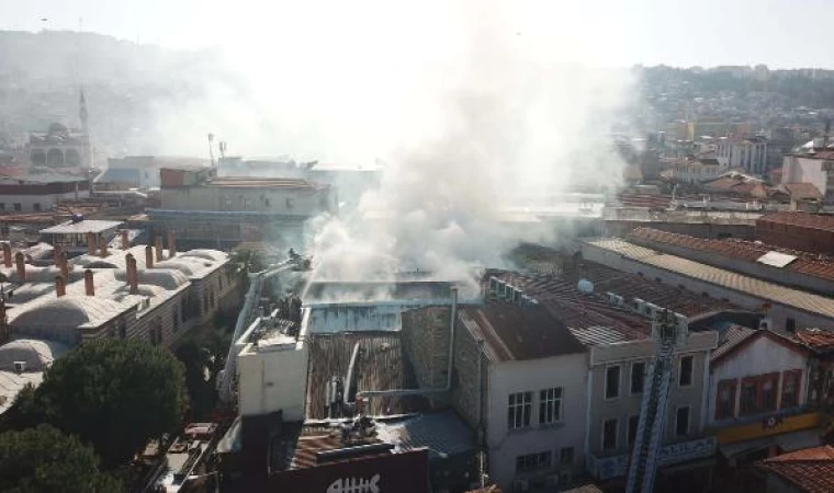 İzmir’de, tarihi Kemeraltı Çarşısı’nda yangın/ Ek Fotoğraflar