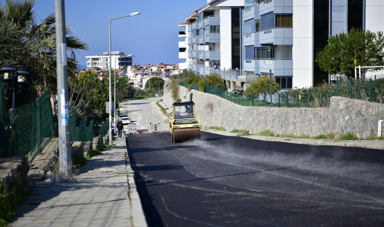 Kadınlar Denizi Mahallesinde asfalt çalışması başladı