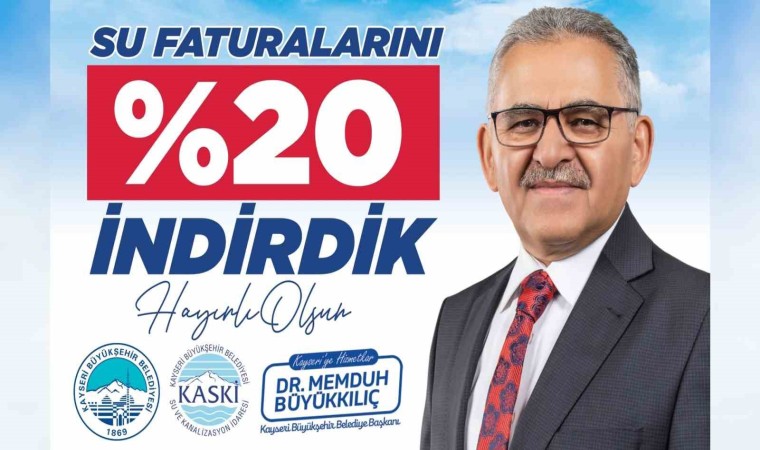 Kayseri, metreküpte alınan ücret sıralamasında 22. sırada